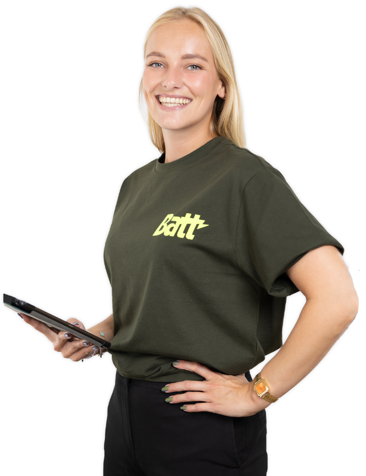 Vrouw Adviseur Met Elleboog